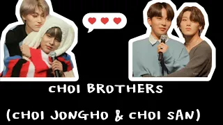 CHOI BROTHERS (CHOI JONGHO & CHOI SAN) #jongho #san #ateez #atinys @babybearjongho