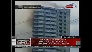 QRT: Isa patay sa sunog sa Pacific Coast Plaza na umabot sa general alarm