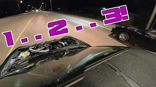500hp Subaru WRX vs Hellcat!!