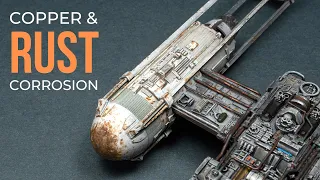 Weathering the Y-Wing | Rust and Copper Patina - Bandai 1/72 scale