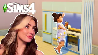 Toddler "Functional" Play Kitchen │ No CC │ Sims 4  │ Tutorial │ PC & Console