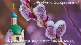 С вербным воскресением, друзья! Желаю вам здоровья!!//Happy palm Sunday, friends!