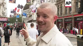 Famous faces go on display in London’s West End for a new portrait art installation