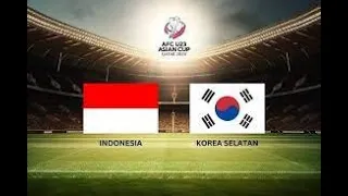 indonesia u23 vs korea u23 I Piala Asia AFC U23 I Streaming live