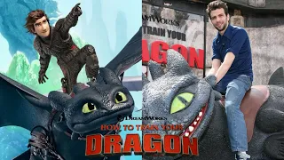 How to train your dragon 1-3 and their Real Voices