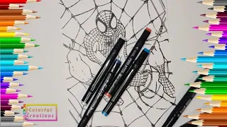 Colorful Creations: Spider-Man (Marvel Comics) Coloring Adventure 🕷️🖍️