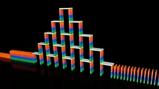 Reverse Video-38 || Dominoes Falling || Reverse Dominoes Falling || Most Amazing Satisfying Video