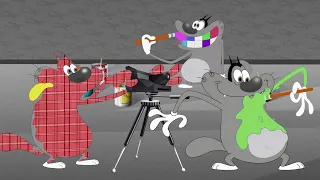Oggy and the Cockroaches 😱 OGGY'S NEW COLOR ! 🌈 🖌 Full Episodes HD