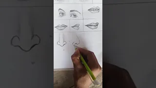 How to draw a realistic nose 👃