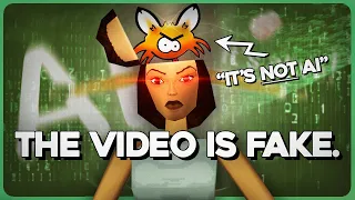 Is Foxmaster's 'Self-Aware Lara Croft' Fake?
