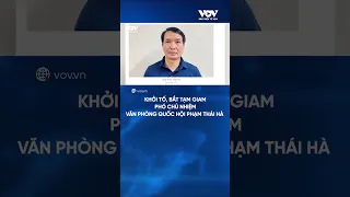 Khởi tố, bắt tạm giam Phó Chủ nhiệm Văn phòng Quốc hội Phạm Thái Hà  | Báo Điện tử VOV