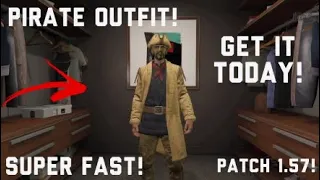 *NEW* HOW TO GET PIRATE OUTFIT TODAY! ON GTA 5 ONLINE AFTER PATCH 1.57! VERY EASY GLITCH!