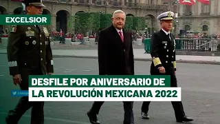 Arranca desfile por el 112 aniversario de la Revolución Mexicana