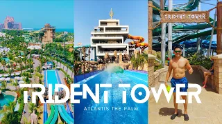 TRIDENT TOWER THE NEWEST WATERSLIDE IN AQUAVENTURE | ATLANTIS THE PALM DUBAI 2021