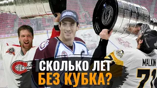 Сколько лет без Кубка Стэнли каждая команда плей-офф НХЛ 2021?