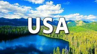 USA Scenery 4K With Calming Music - USA Beautiful Landscapes