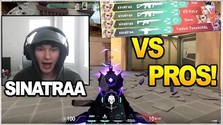 Sinatraa Destroying Pro Radiant Streamers in Ranked With SEN Sick! | VALORANT