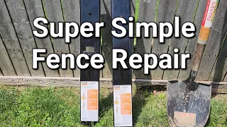 Privacy fence repair with E-Z Mender by Simpson Strongtie