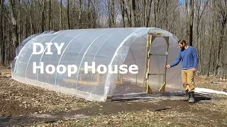 Basic Hoop House │ DIY Greenhouse │Low Poly Tunnel