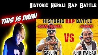Historic Nepali Rap Battle || Kushal Pokharel || Sasura Vs Myakuri || LAVISH REACTS