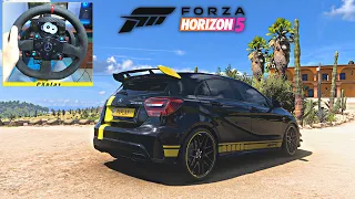 Forza Horizon 5 Mercedes A45 AMG free roam gameplay