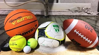 Sports Balls vs A 60,000 PSI Waterjet