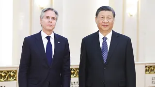 President Xi Jinping meets with U.S. Secretary of State Blinken