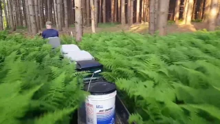 July 3rd recycling run on the Tionesta Valley Railway.