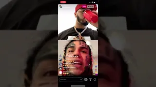 Anuel and 6ix9ine Full IG live 2020