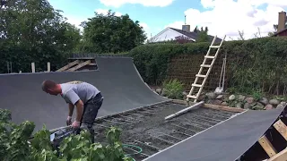 How we build a mini ramp in concrete