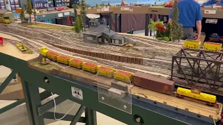 Ontario Free-mo Layout at Quinte Train Show on 23-24 March 2024