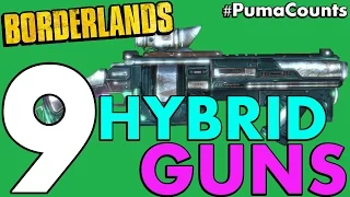 Top 9 Best Hybrid Guns and Weapons in Borderlands 1 #PumaCounts