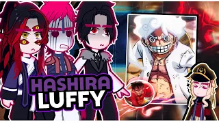 ||UpperMoons+Muzan reacting to Luffy is the new Hashira|| 🇧🇷/🇺🇲// ◆Bielly - Inagaki◆