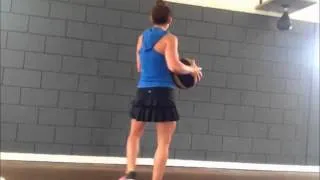 Metabolic finisher medicine ball sequence