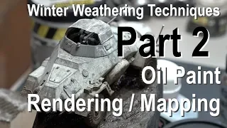 Plastic model Winter Weathering Part 2 - Rendering and Mapping Techniques