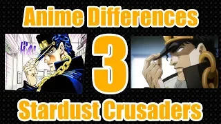 JoJo Anime & Manga Differences Part 3 - Stardust Crusaders