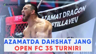 Azamat nokaut qildi! Open FC 35 turnirida dahshat janglar!