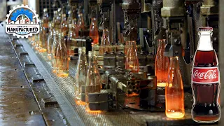 The SECRET Behind How Glass Coca Cola Bottles Are Made: Automated Glass Bottle Manufacturing Factory