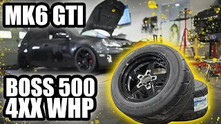 MK6 GTI 400whp Boss 500 turbo, 91oct with Water/Meth