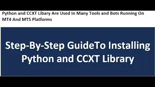 Step-By-Step Guide to Installing Python and CCXT Library
