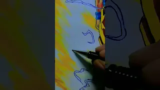 Drawing Goku SSJ3 #short 😀 #viral