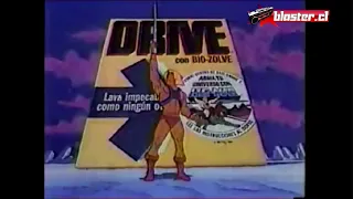 Comercial promoción HE MAN de detergente Drive 1985