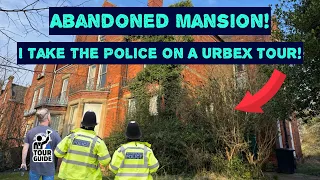 Exploring An Abandoned Mansion Then Someone Calls The police!… But Then I Take The Police On A Tour!