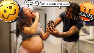 Acting Like I Took An Edible In Front Of My Boyfriend While Pregnant.... *must watch*