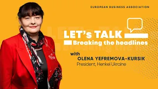 Let's Talk - Олена Єфремова-Курсік, президент «Хенкель Україна»