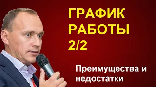 ГРАФИК работы 2/2. ПРЕИМУЩЕСТВА и НЕДОСТАТКИ