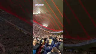 atmosfir penonton saat laga Bayern Munich vs PSG, in Allianz arena