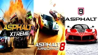 Asphalt 9 Legends vs Asphalt 8 Airborne vs Asphalt Xtreme FREE ANDROID/IOS/PC RACING GAMES!