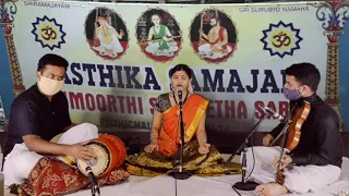 Kruthi Bhat at Thrimoorthi Sangeetha Sabha Isai Vizha 2020