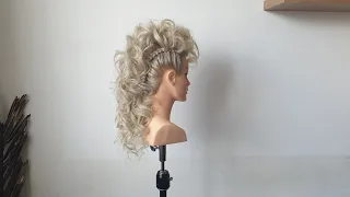 Curly Mohawk Hairstyle